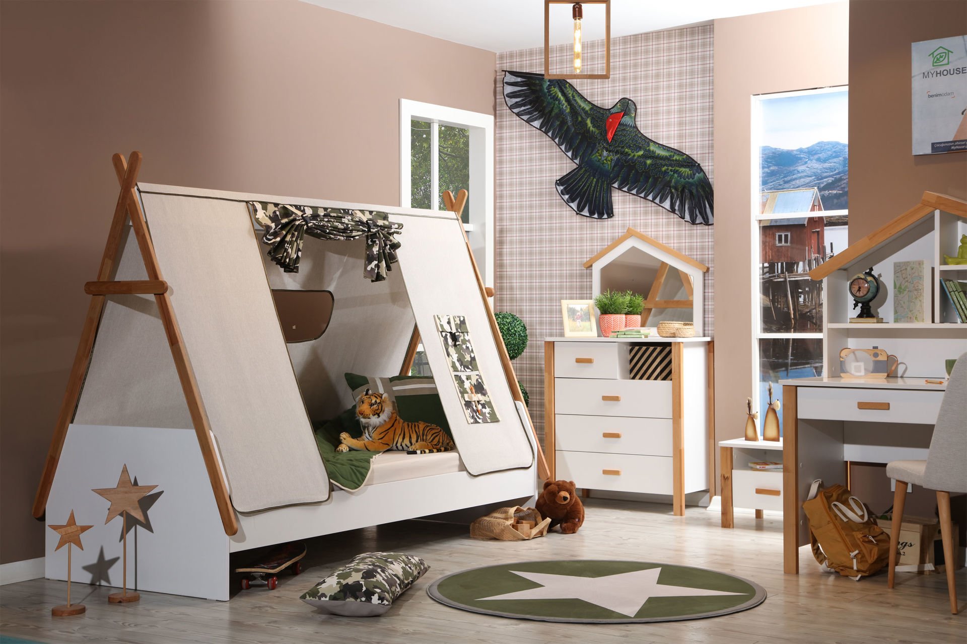 My House Kamp Karyola 90 x 200 Montessori | Benimodam