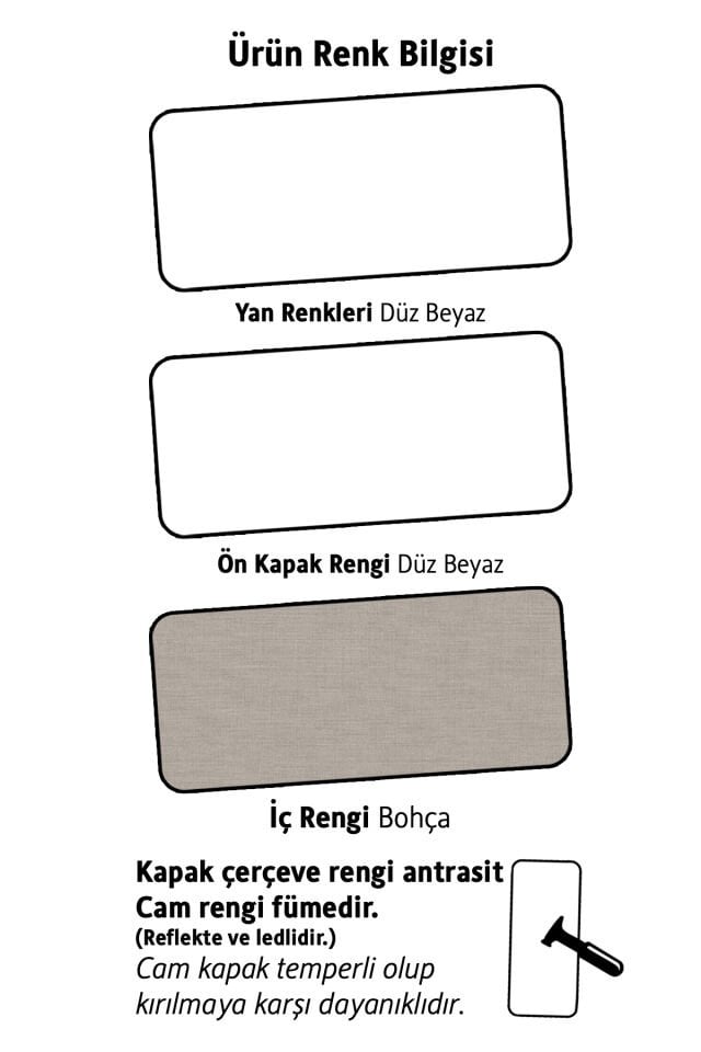 Puzzle Atlas White 4 Kapılı Dolap 434