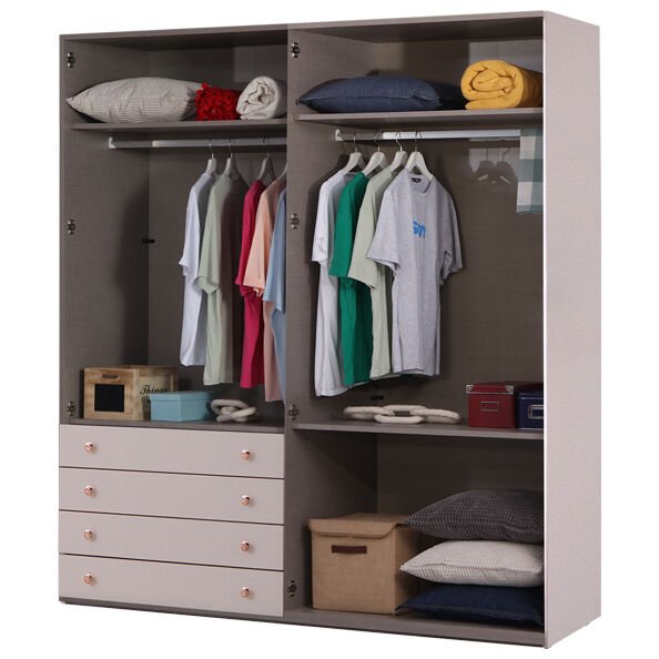 Puzzle Rose 4 Kapılı Dolap 408