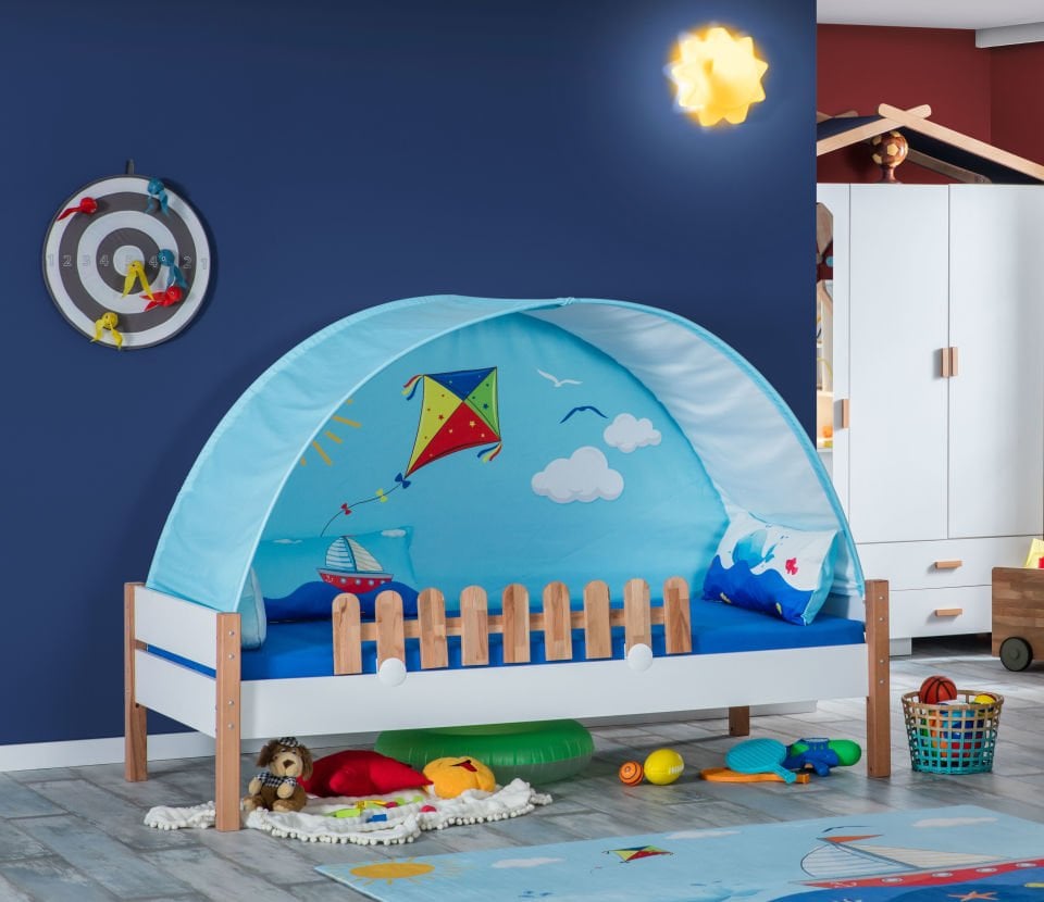 My House Yay Çadır ve Perde (Mavi)