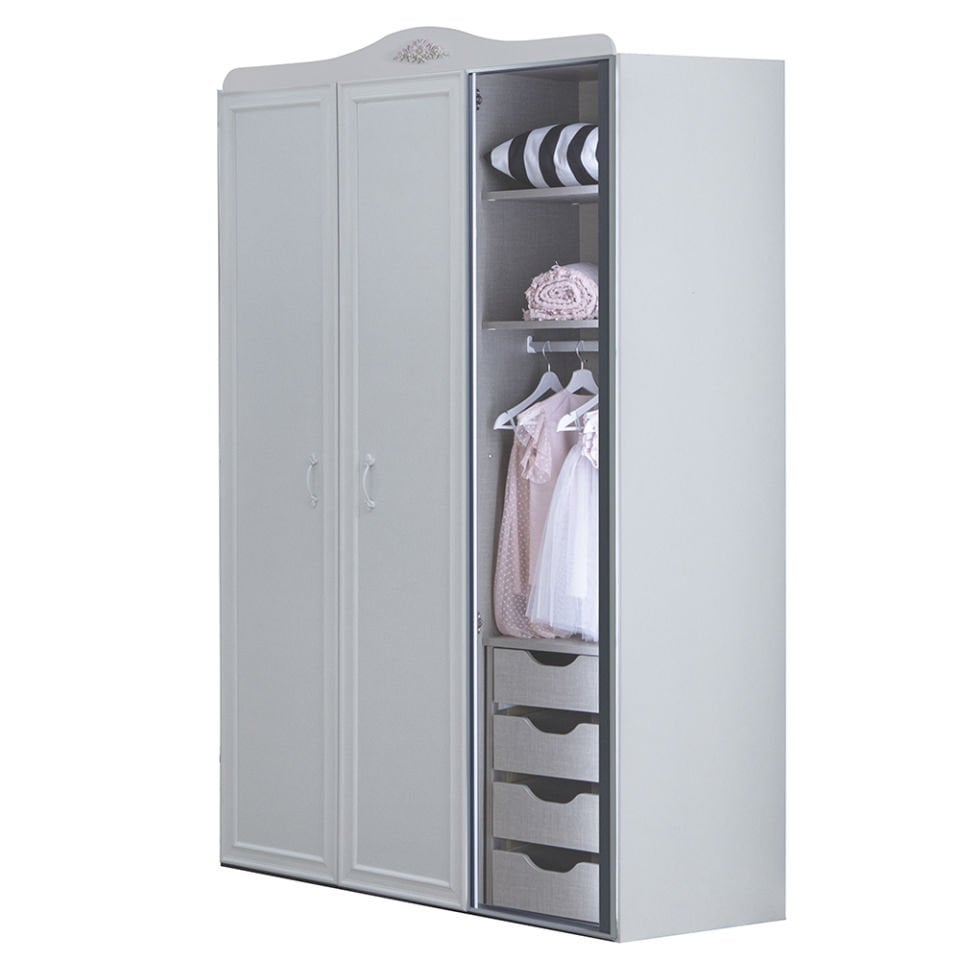 Puzzle Isabella 3 Kapılı Dolap 303 + 1K İç Çekmece