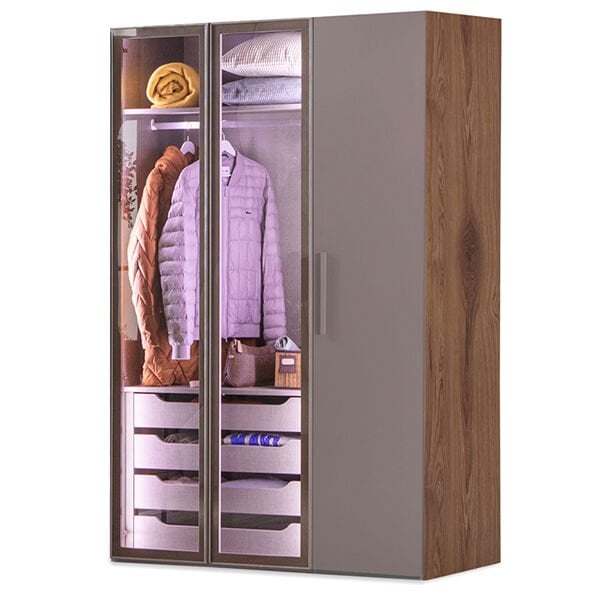 Puzzle Atlas 3 Kapılı Dolap 304 + 2K İç Çekmece