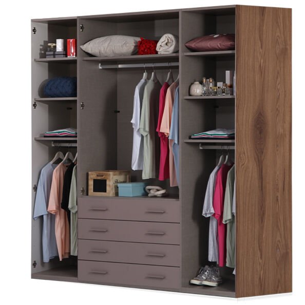 Puzzle Atlas 4 Kapılı Dolap 438