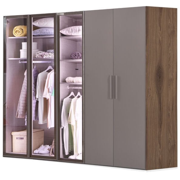 Puzzle Atlas 5 Kapılı Dolap 512