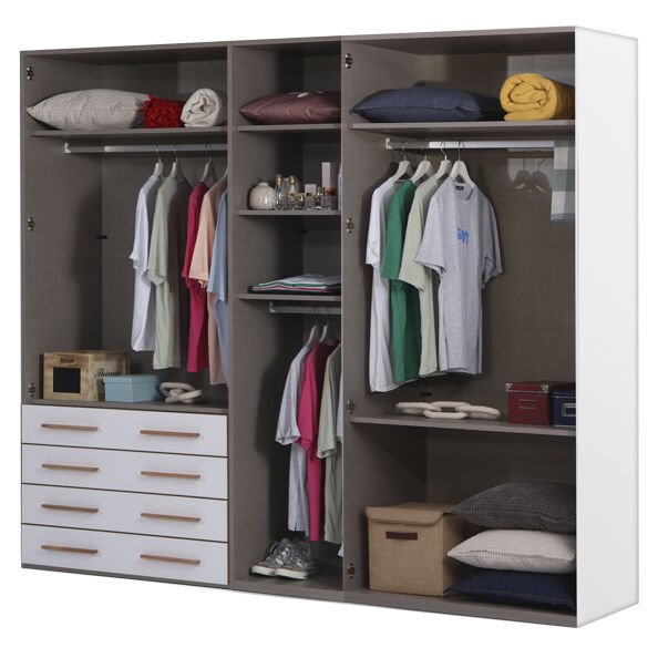 Puzzle Retro 5 Kapılı Dolap 513