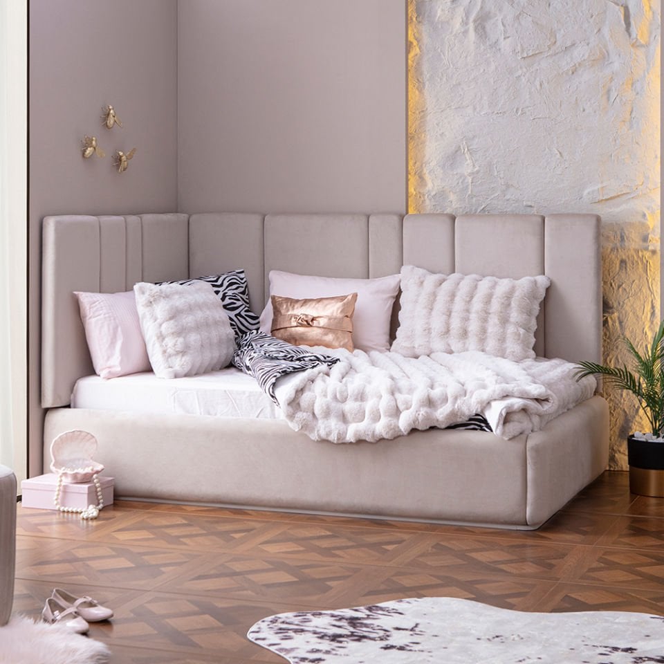 Pera Karyola Duvar Dekoru (Vizon-Bej)