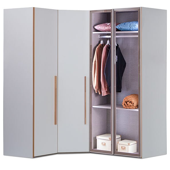 Puzzle My House 4 Kapılı Köşe Dolap 833