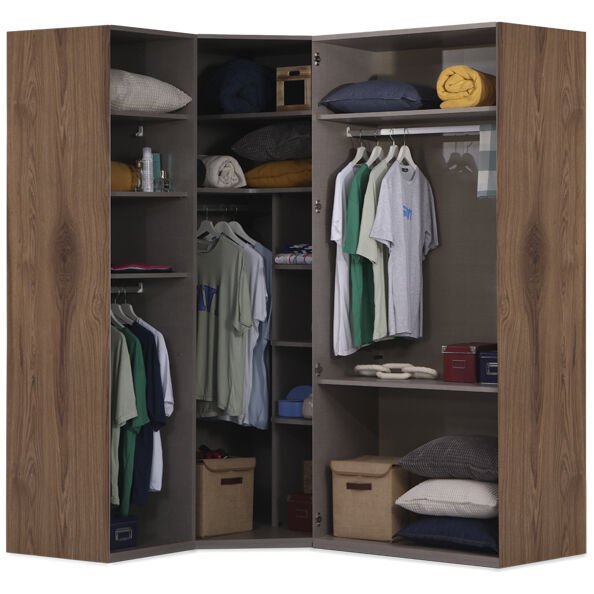 Puzzle Atlas 4 Kapılı Köşe Dolap 832