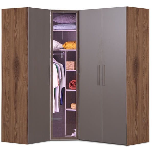 Puzzle Atlas 4 Kapılı Köşe Dolap 832