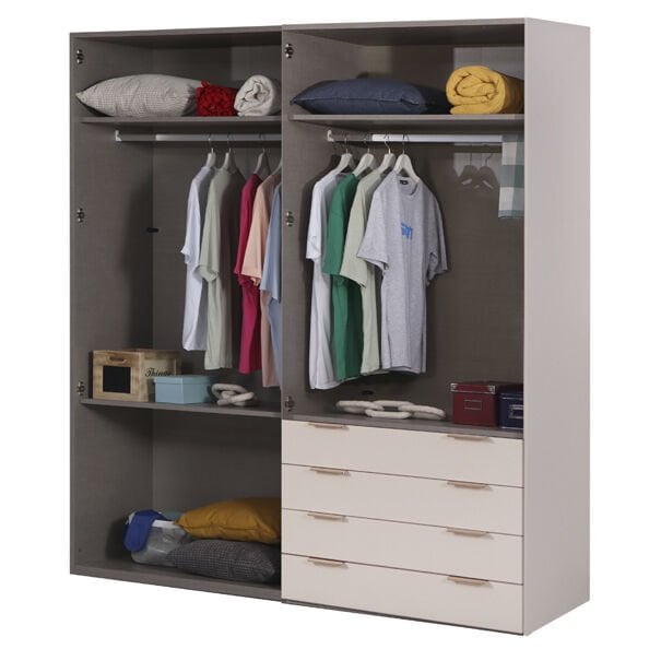 Puzzle Pera 4 Kapılı Dolap 406