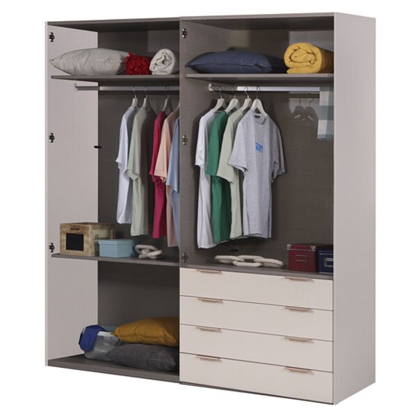 Puzzle Pera 4 Kapılı Dolap 406