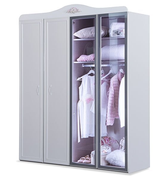 Puzzle Isabella 4 Kapılı Dolap 404