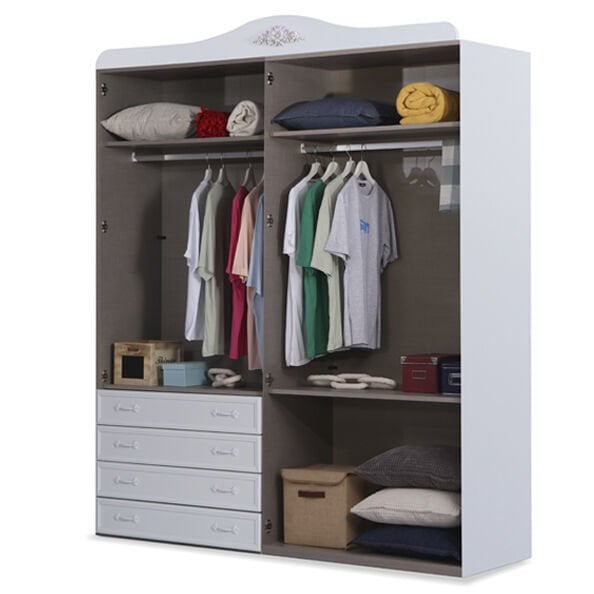 Puzzle Isabella 4 Kapılı Dolap 406