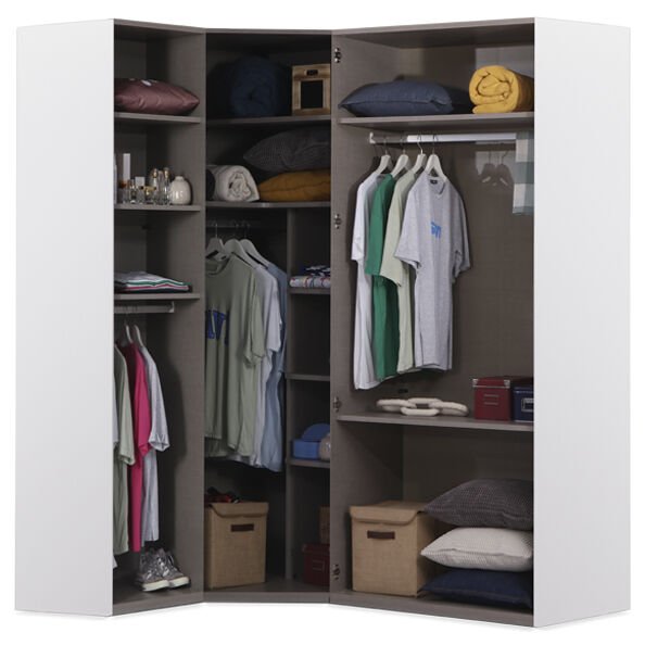 Puzzle Isabella 4 Kapılı Köşe Dolap 832