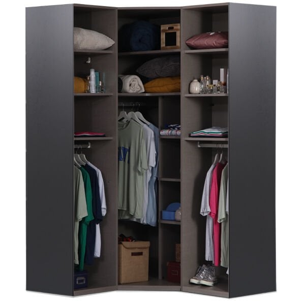 Puzzle Loft 3 Kapılı Köşe Dolap 801