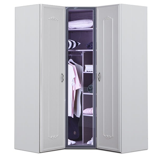 Puzzle Helen 3 Kapılı Köşe Dolap 803