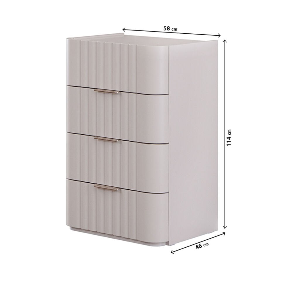 Pera Uzun Çamaşırlık (Vizon-Bej)