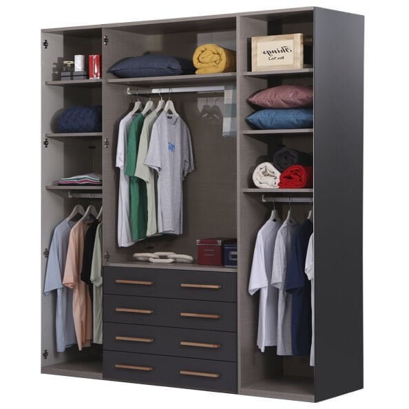 Puzzle Loft 4 Kapılı Dolap 438