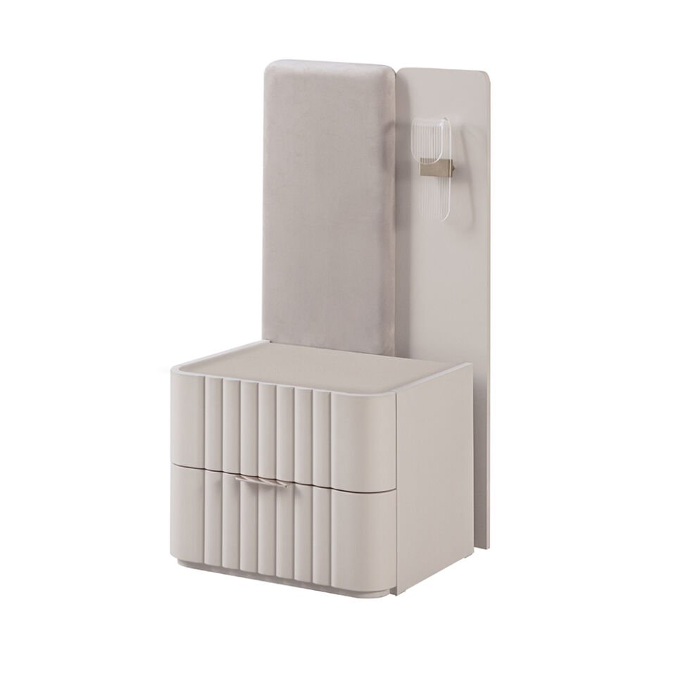 Pera Komodin Arka Pano (Vizon-Bej)