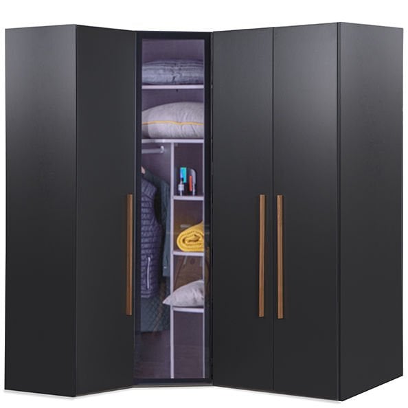 Puzzle Loft 4 Kapılı Köşe Dolap 832