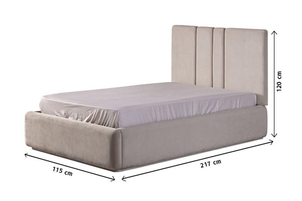 Pera Karyola 100 x 200 (Vizon-Bej)