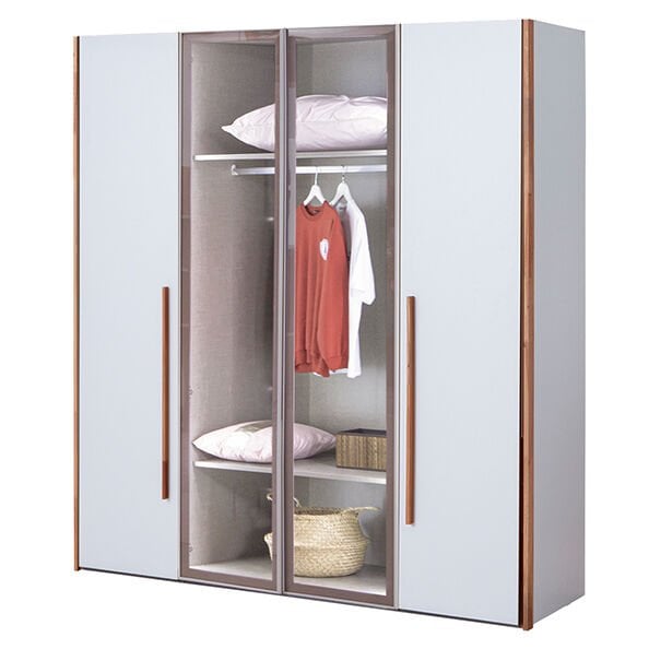 Puzzle Retro 4 Kapılı Dolap 434