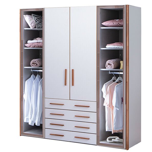 Puzzle Retro 4 Kapılı Dolap 441 | Benimodam