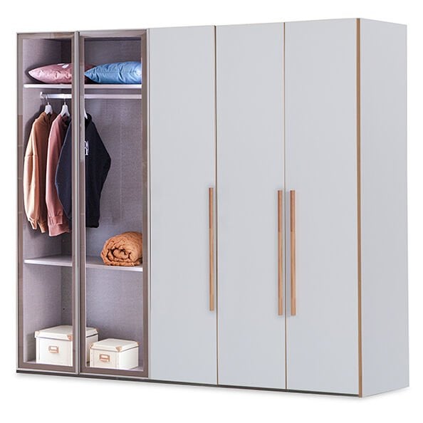 Puzzle Retro 5 Kapılı Dolap 504