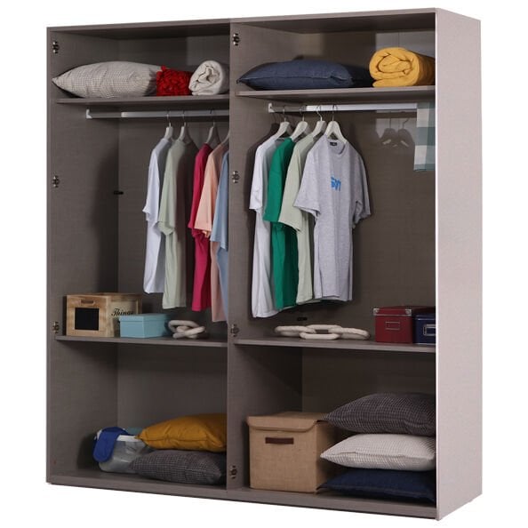 Puzzle Rose 4 Kapılı Dolap 404