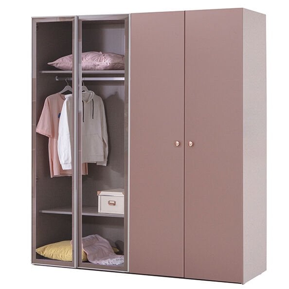 Puzzle Rose 4 Kapılı Dolap 404