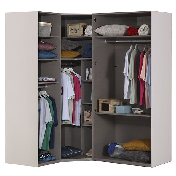 Puzzle Pera 4 Kapılı Köşe Dolap 832