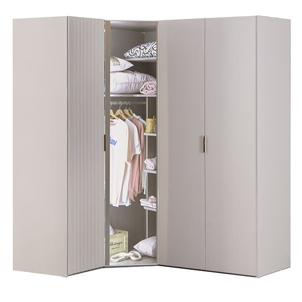 Puzzle Pera 4 Kapılı Köşe Dolap 832