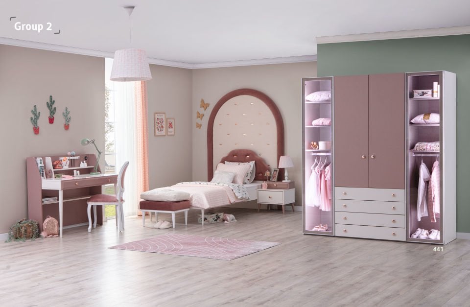 Rose Başucu Duvar Dekoru