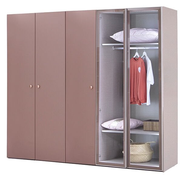 Puzzle Rose 5 Kapılı Dolap 504