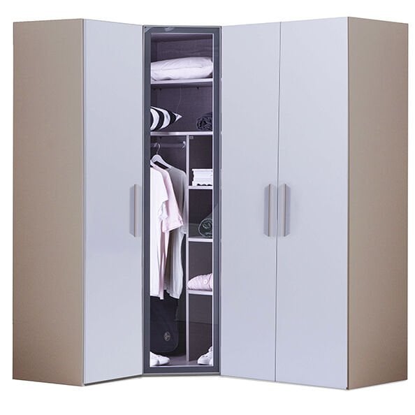 Puzzle Torino 4 Kapılı Köşe Dolap 832