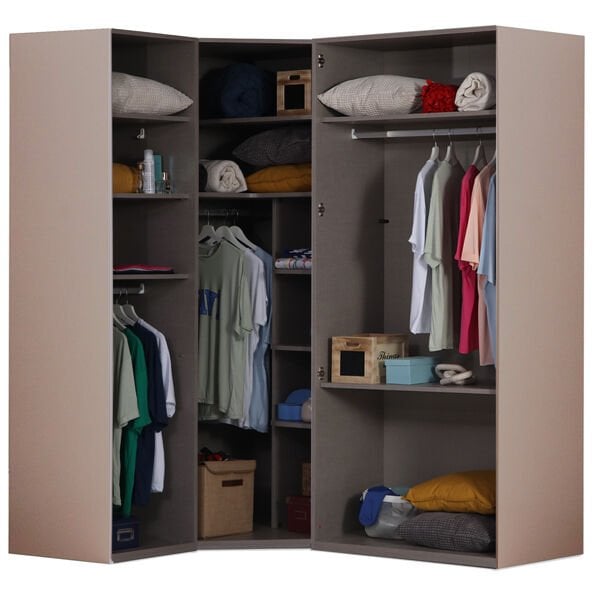 Puzzle Torino 4 Kapılı Köşe Dolap 833