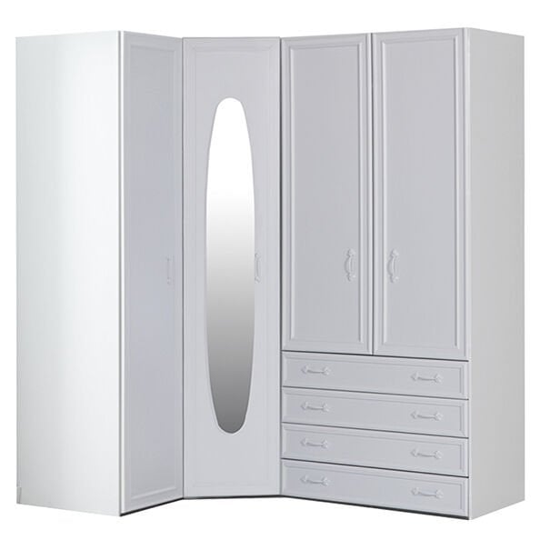 Puzzle Isabella 4 Kapılı Köşe Dolap 837