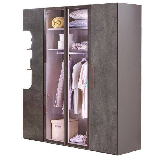 Puzzle Ares 3 Kapılı Dolap 304 + Sol Blok