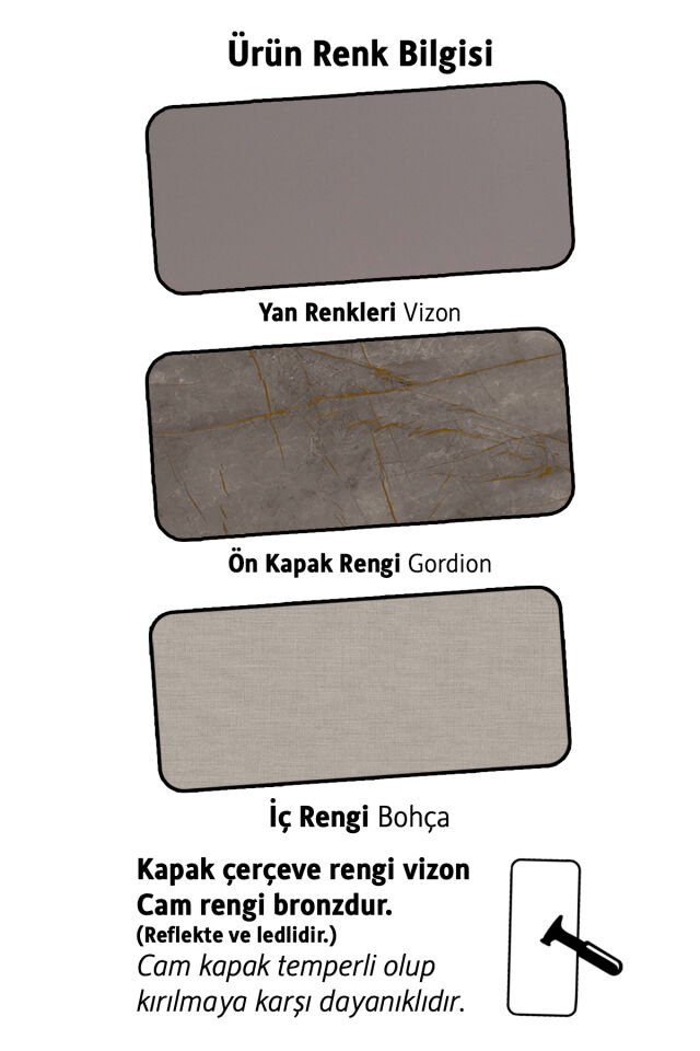 Puzzle Ares 3 Kapılı Dolap 304 + Sol Blok