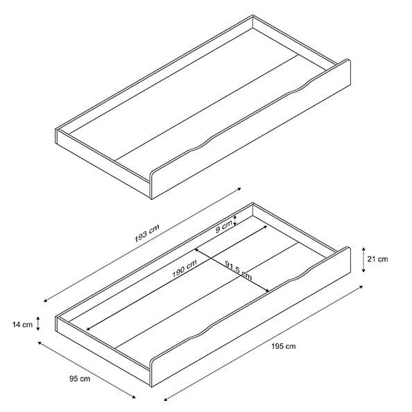 T.Ü. Altlık Yavru Yatak 90 x 190 (Ud)