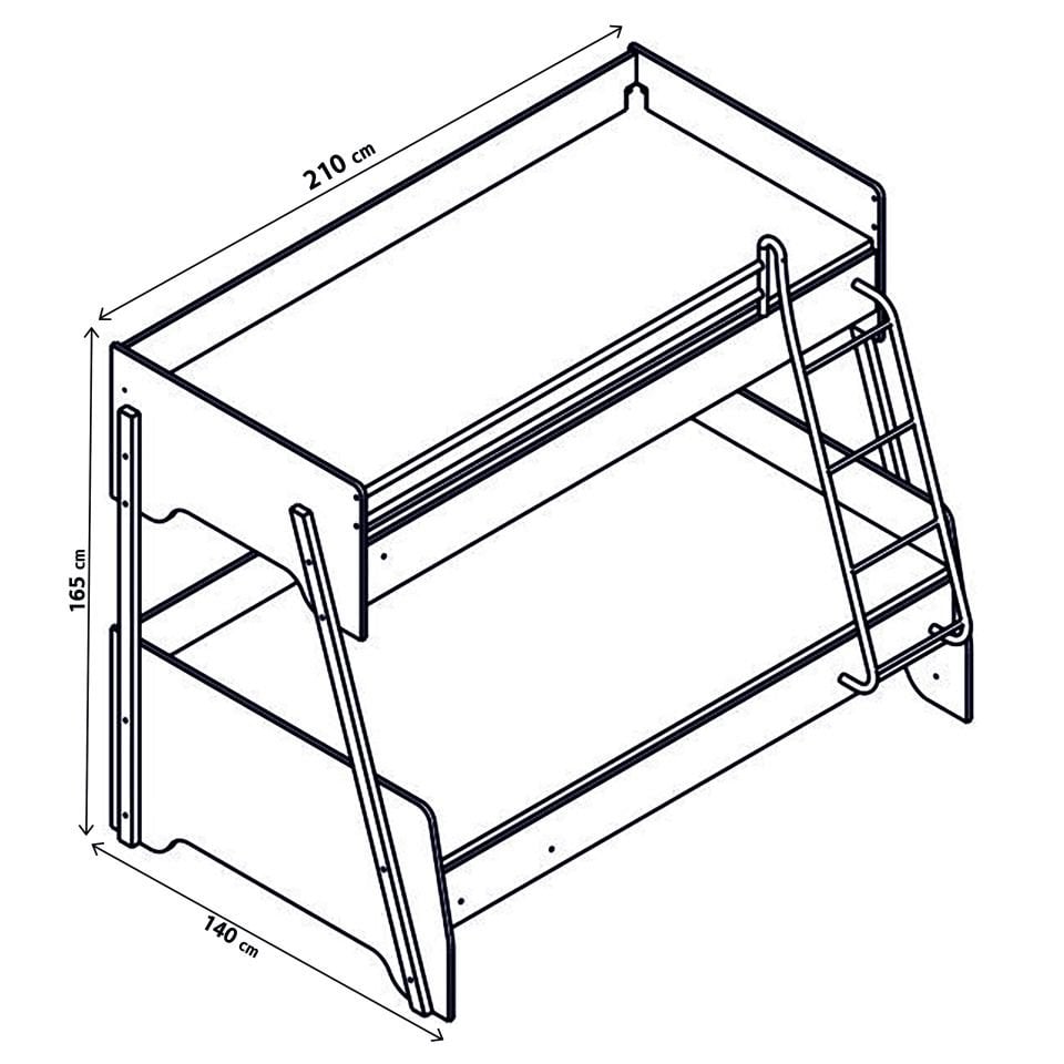 T.Ü. Geniş Ranza (Buz Gri)