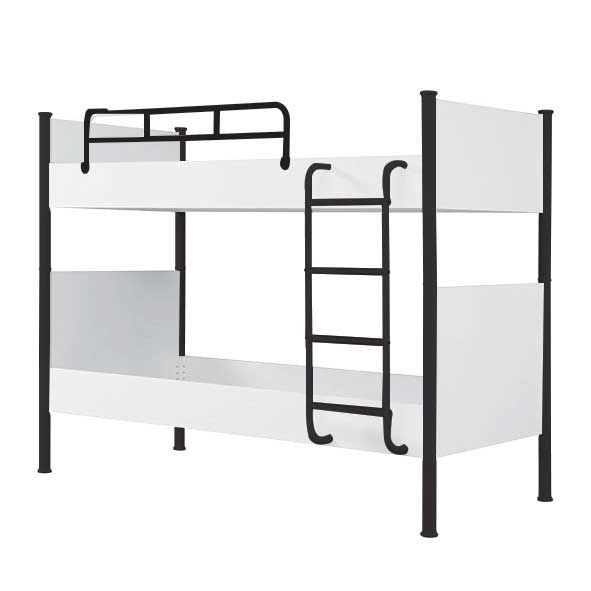 T.Ü. Ranza 90 x 200 (Beyaz - Siyah)