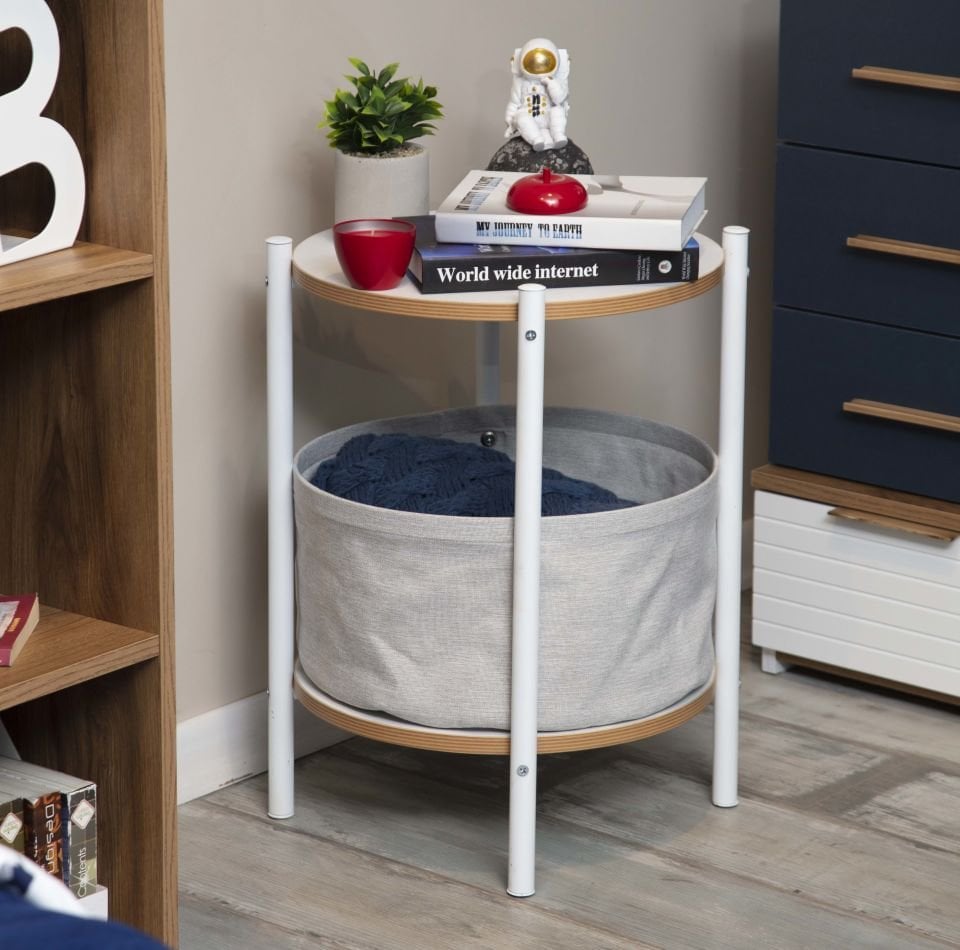 T.Ü. Yuvarlak Sehpa (Zebrano)