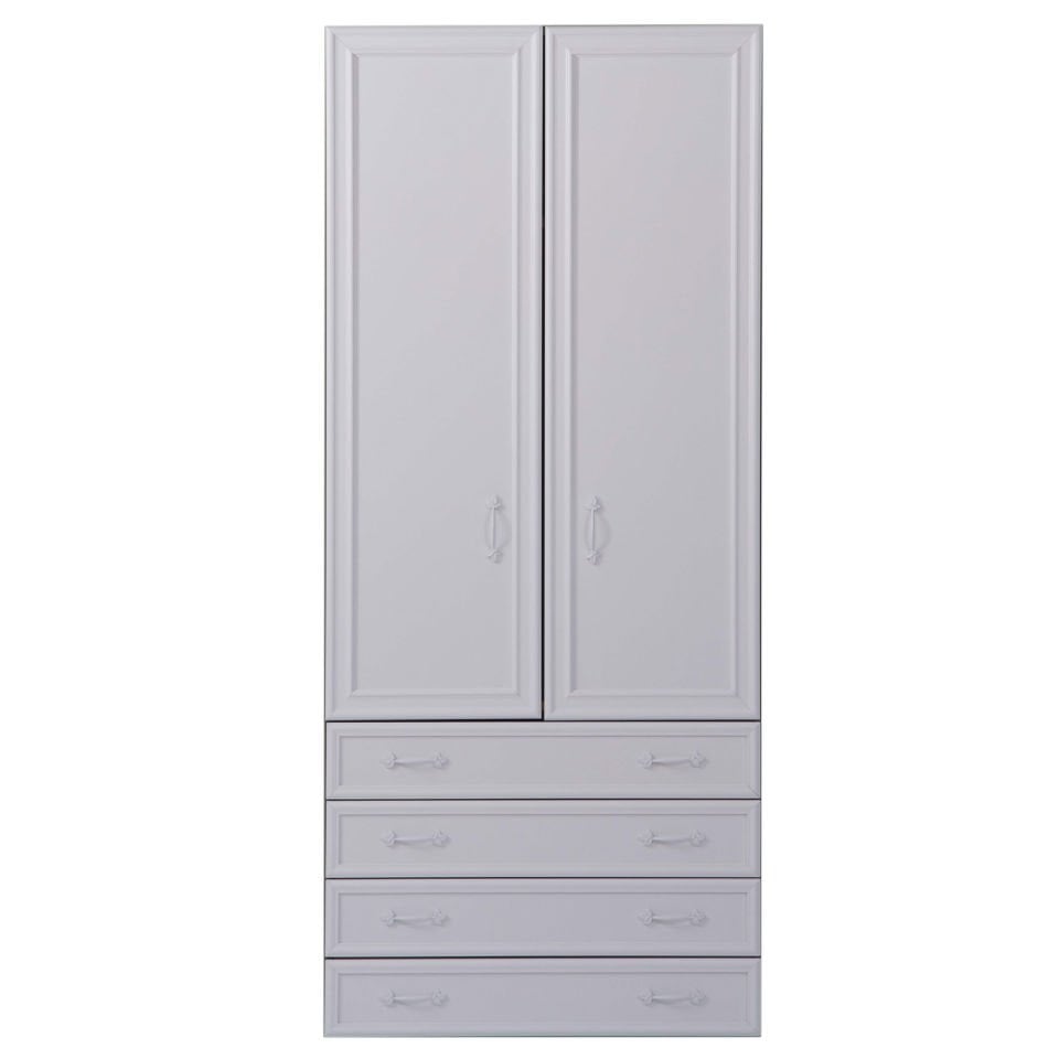 Puzzle 2 Çıtalı Mdf Kapak + Çekmeceleri Isabella (Düz Beyaz)