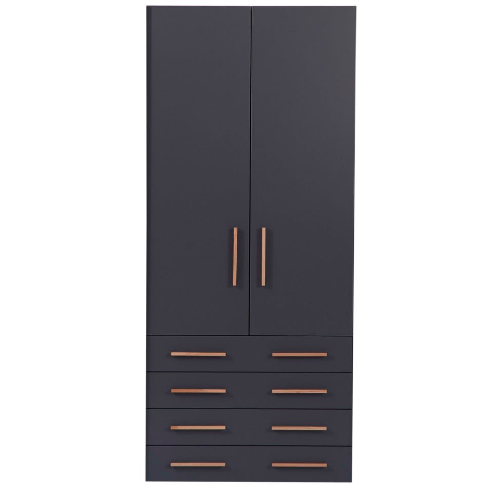 Puzzle 2 Kapak + Çekmeceleri (Antrasit Gri)
